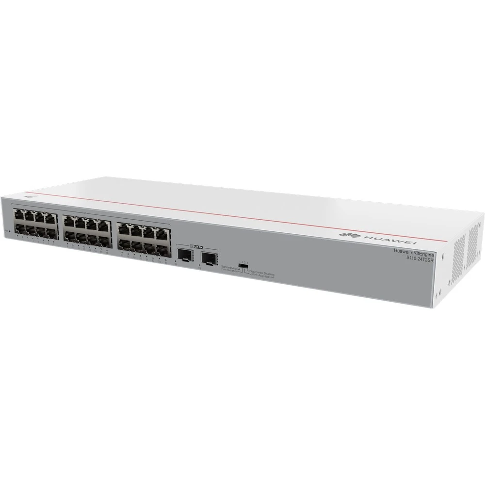 Коммутатор Huawei eKit eKitEngine S110-24T2SR 98012196 1000 Base-T (1000 мбит/с), 2 SFP порта