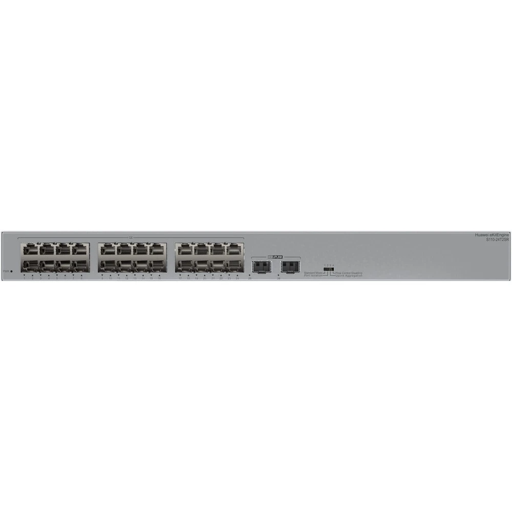 Коммутатор Huawei eKit eKitEngine S110-24T2SR 98012196 1000 Base-T (1000 мбит/с), 2 SFP порта