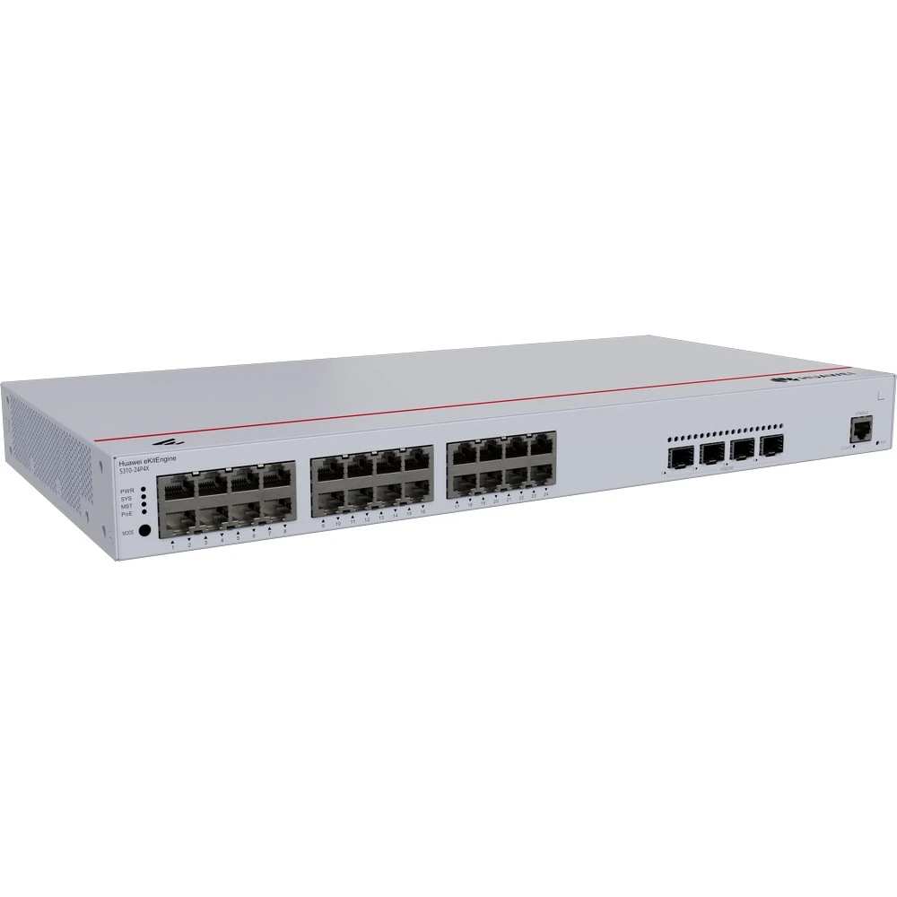 Коммутатор Huawei eKit eKitEngine S310-24P4X 98012382 1000 Base-T (1000 мбит/с), 4 SFP порта