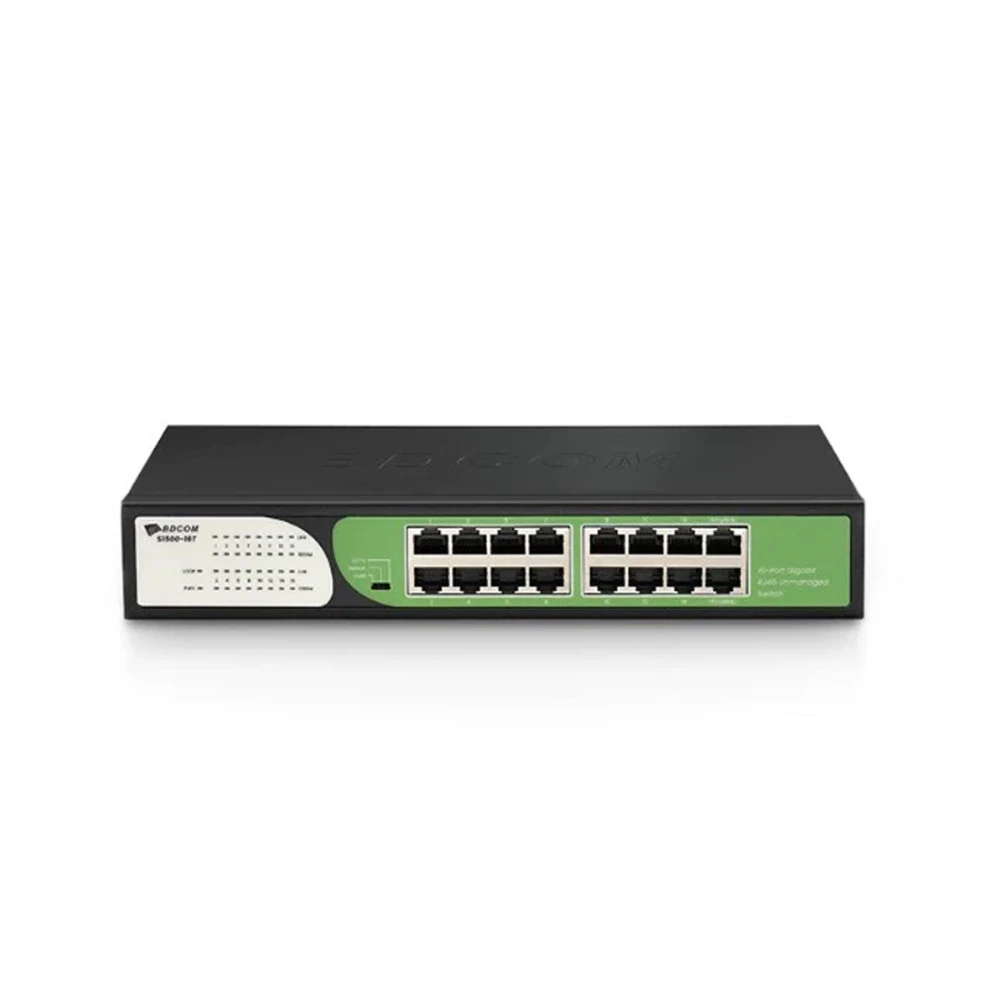Коммутатор BDCOM S1500-16T 1000 Base-TX (1000 мбит/с)