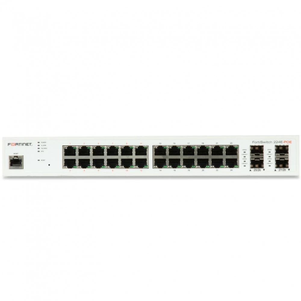 Коммутатор Fortinet FortiSwitch-224E-POE FS-224E-POE 1000 Base-T (1000 мбит/с), 4 SFP порта