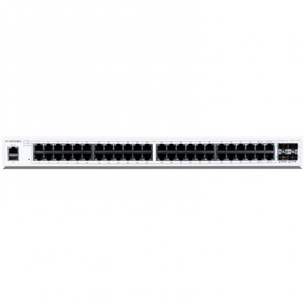 Коммутатор Fortinet FortiSwitch-148F-FPOE FS-148F-FPOE 1000 Base-T (1000 мбит/с), 4 SFP порта