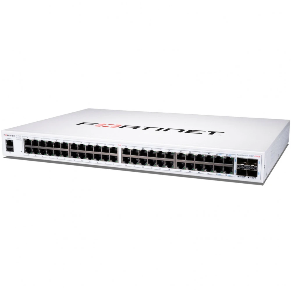 Коммутатор Fortinet FortiSwitch-148F-FPOE FS-148F-FPOE 1000 Base-T (1000 мбит/с), 4 SFP порта