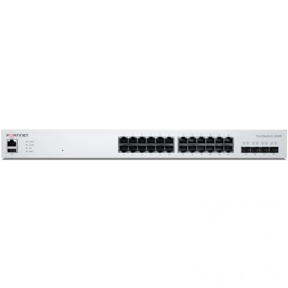 Коммутатор Fortinet FortiSwitch-424E FS-424E 1000 Base-T (1000 мбит/с), 4 SFP порта