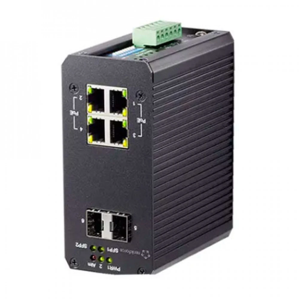 Коммутатор DCN IS2100D-2GF8TX-P(R2) 100 Base-T (100 мбит/с), 2 SFP порта