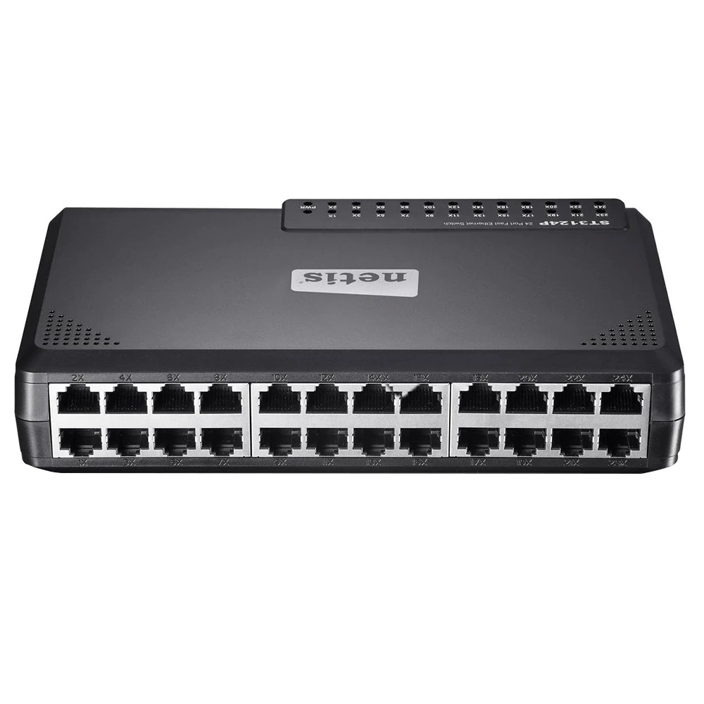 Коммутатор Netis ST3124P 100 Base-TX (100 мбит/с)