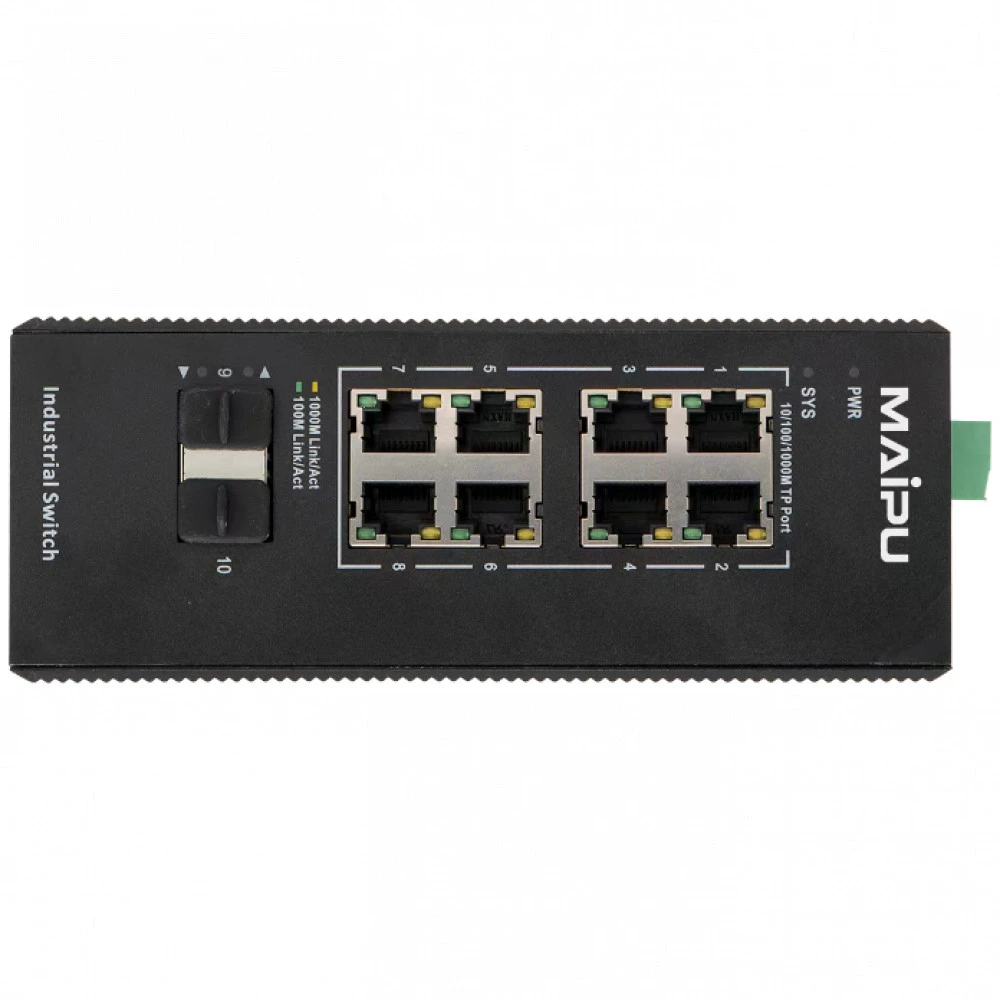 Коммутатор Maipu S2300-10TPI-DC48 1000 Base-T (1000 мбит/с), 1 SFP порт
