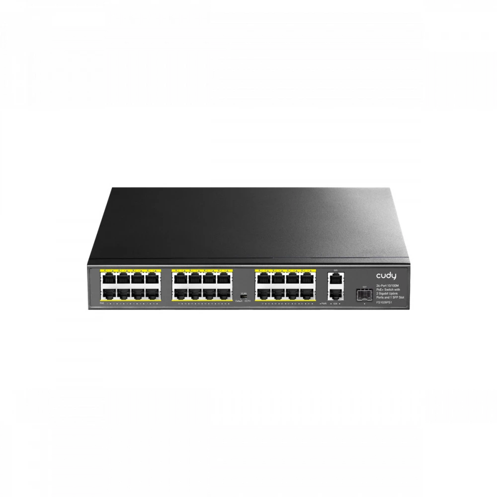 Коммутатор CUDY FS1026PS1 100 Base-T (100 мбит/с), 1 SFP порт