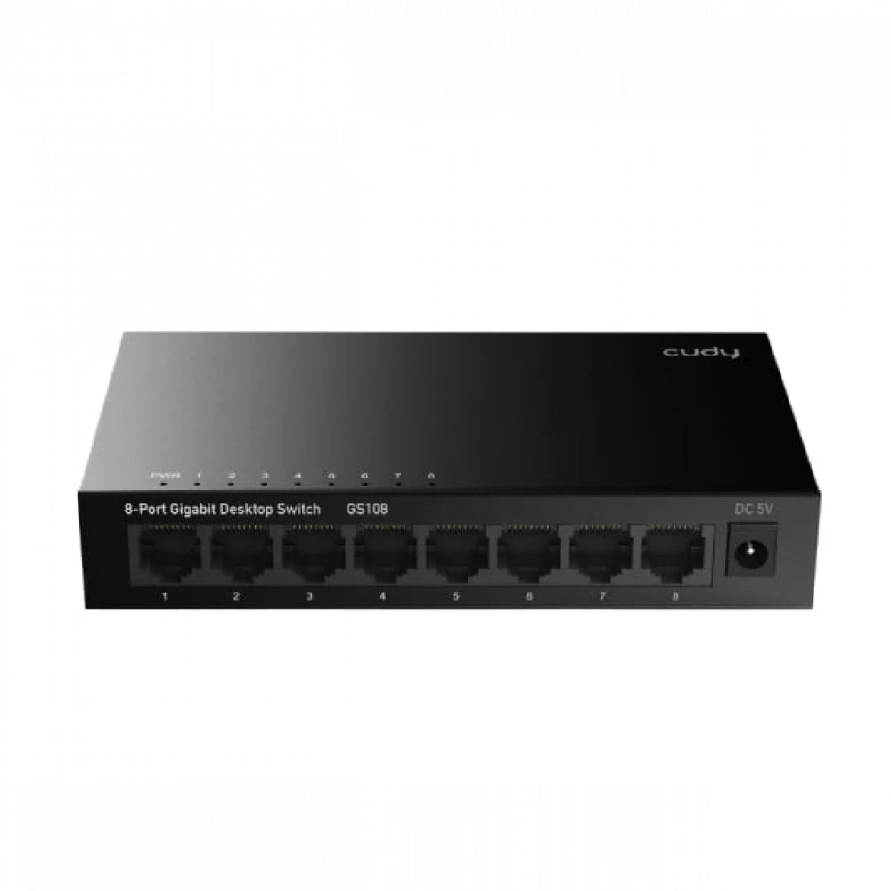 Коммутатор CUDY GS108E 1000 Base-T (1000 мбит/с)