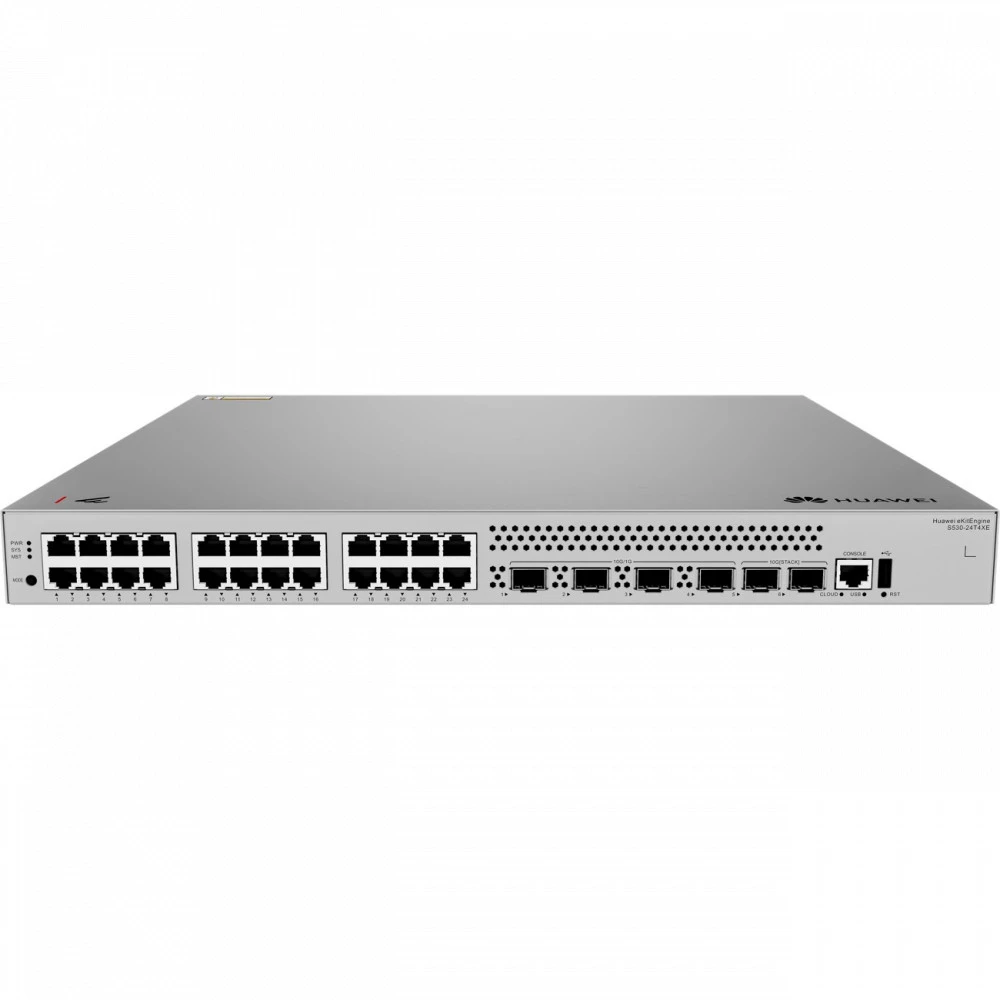 Коммутатор Huawei eKit S530-24T4XE 98012554 1000 Base-T (1000 мбит/с), 2 SFP порта