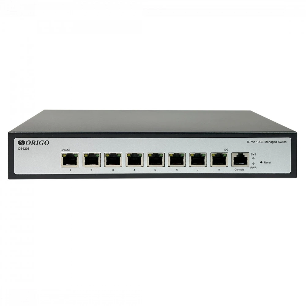 Коммутатор Origo OS6208/A1A 10 GBase-T (10000 мбит/с)