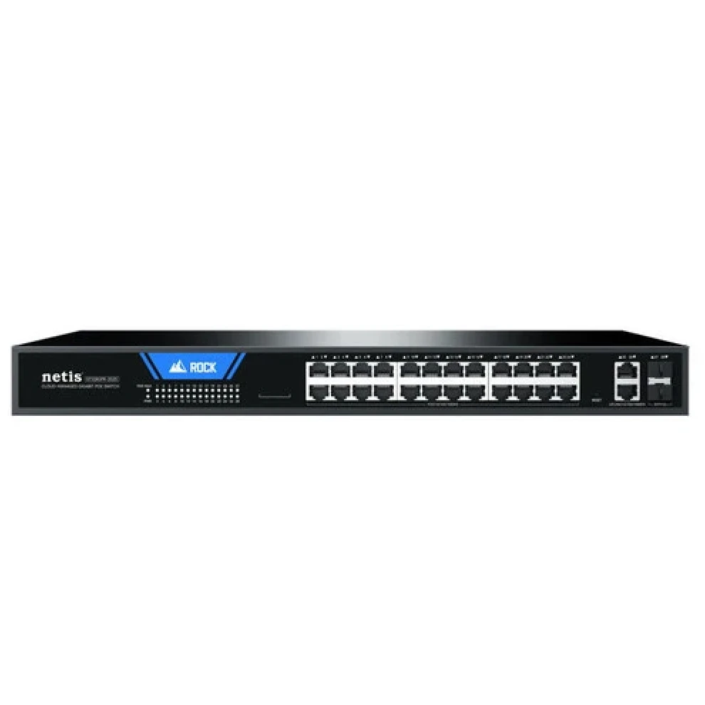 Коммутатор Netis ST228GPR-2G2S 1000 Base-T (1000 мбит/с), 2 SFP порта