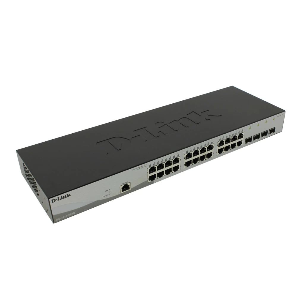 Коммутатор D-link DGS-1210-28/ME/B1A 1000 Base-TX (1000 мбит/с), 4 SFP порта