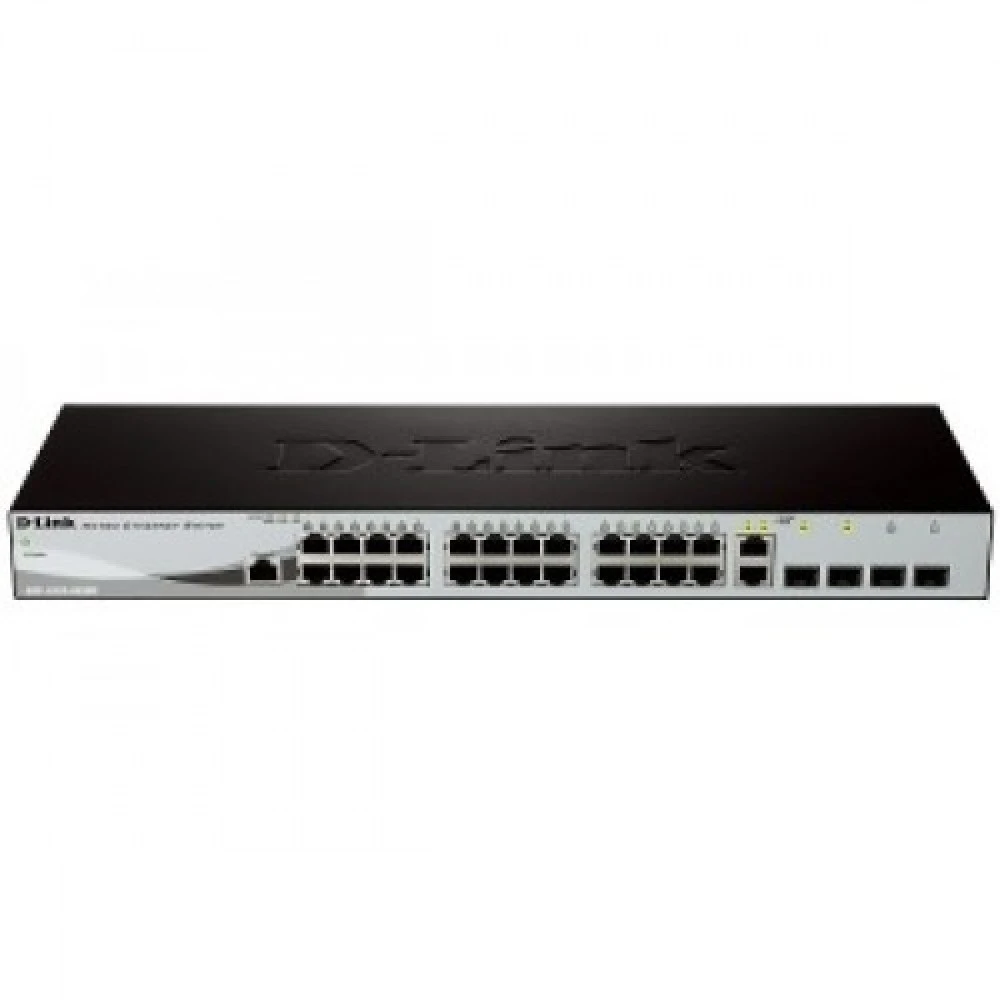 Коммутатор D-link DGS-1210-28/ME/B1A 1000 Base-TX (1000 мбит/с), 4 SFP порта