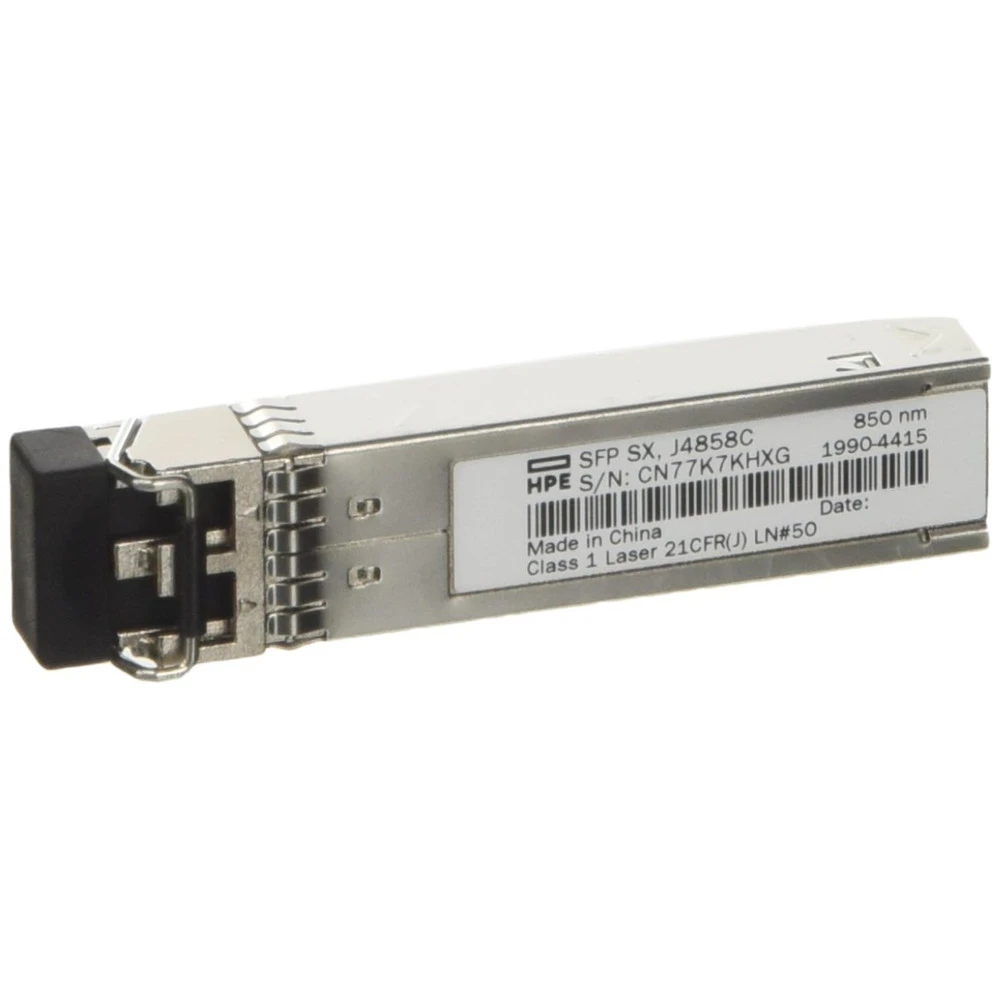 Модуль HPE 1G SFP LC SX 500m OM2 MMF Transceiver J4858D SFP модуль