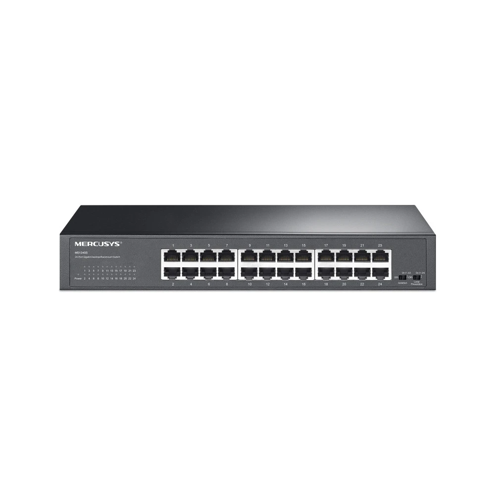Коммутатор Mercusys MS124GS 1000 Base-T (1000 мбит/с)