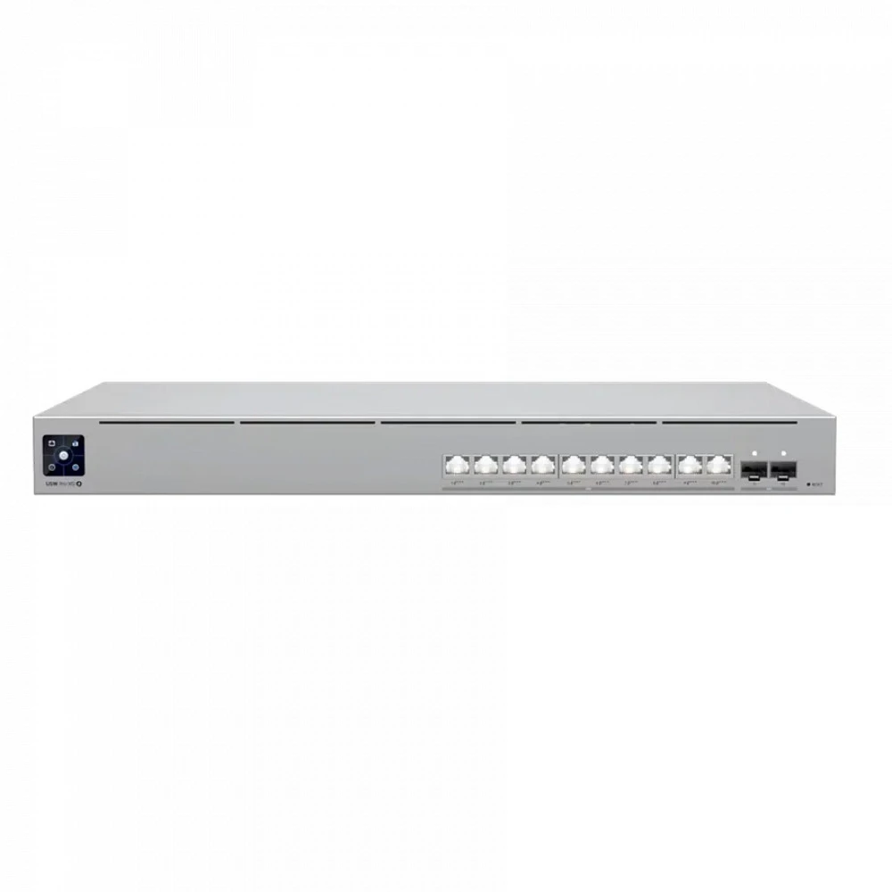 Коммутатор Ubiquiti USW-Pro-XG-10-PoE USW-Pro-XG-10-PoE-EU 10 GBase-T (10000 мбит/с), 2 SFP порта