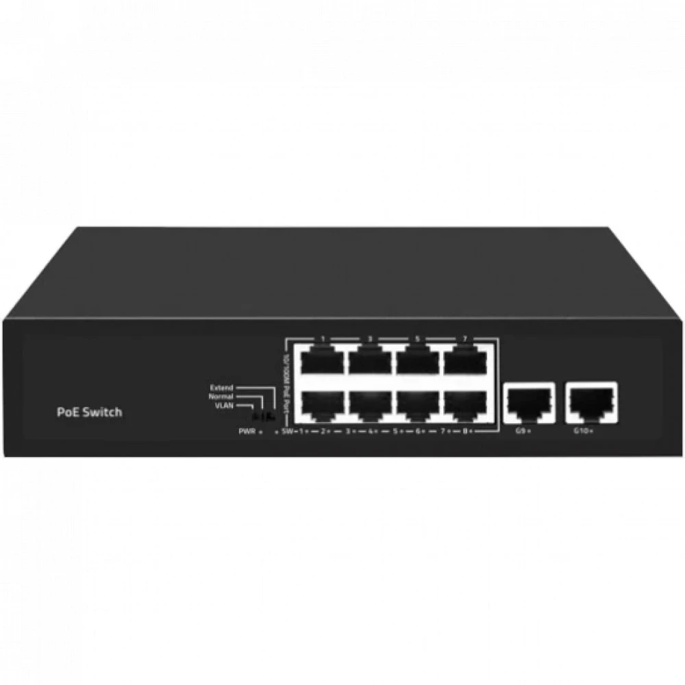 Коммутатор Falcon Eye FE-8FPG2 00-00330353 100 Base-T (100 мбит/с)