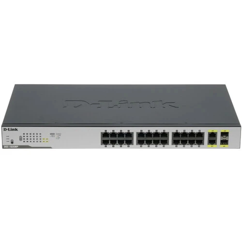 Коммутатор D-link DGS-1026P/A1A 1000 Base-T (1000 мбит/с), 2 SFP порта