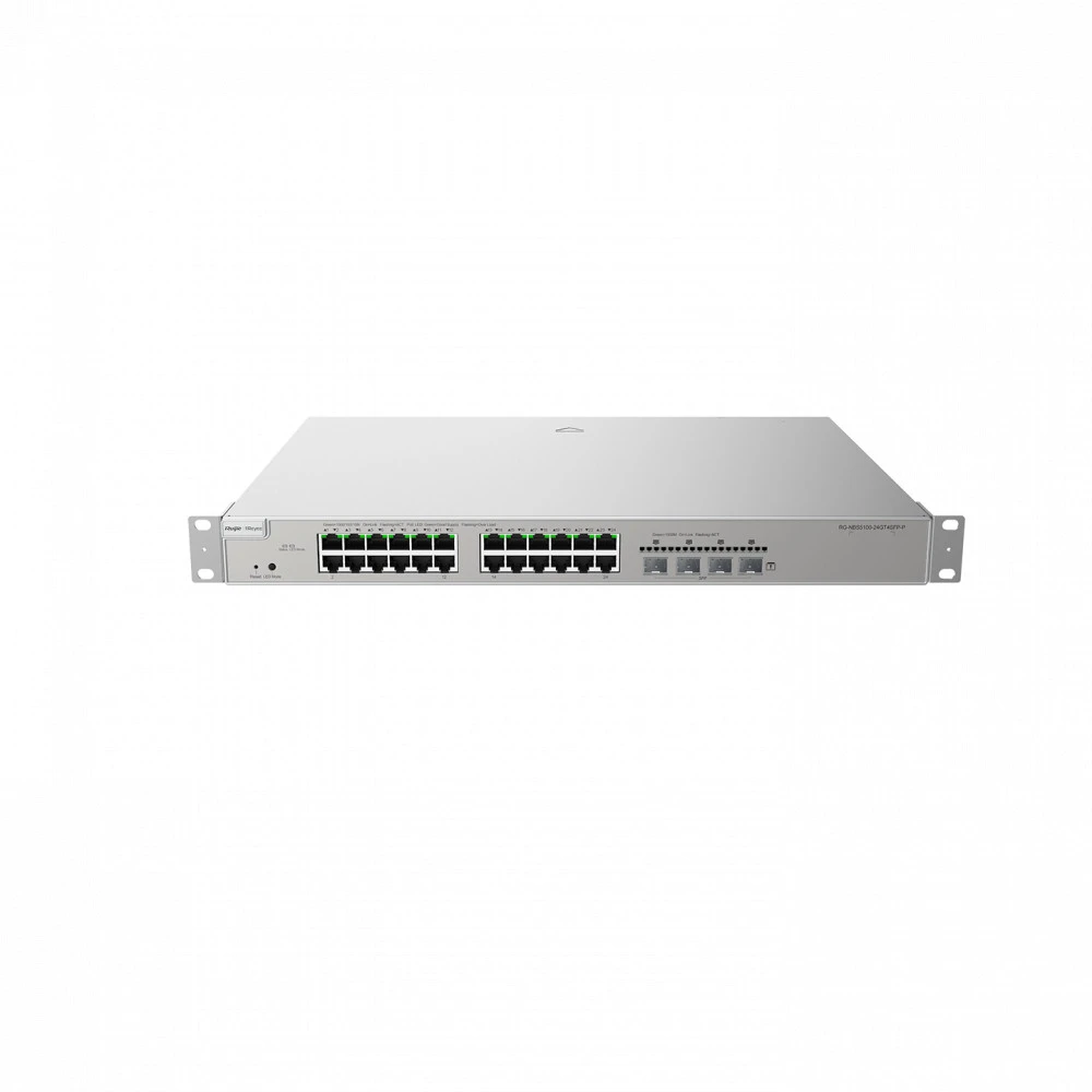 Коммутатор Ruijie RG-NBS5100-24GT4SFP-P 1000 Base-T (1000 мбит/с)