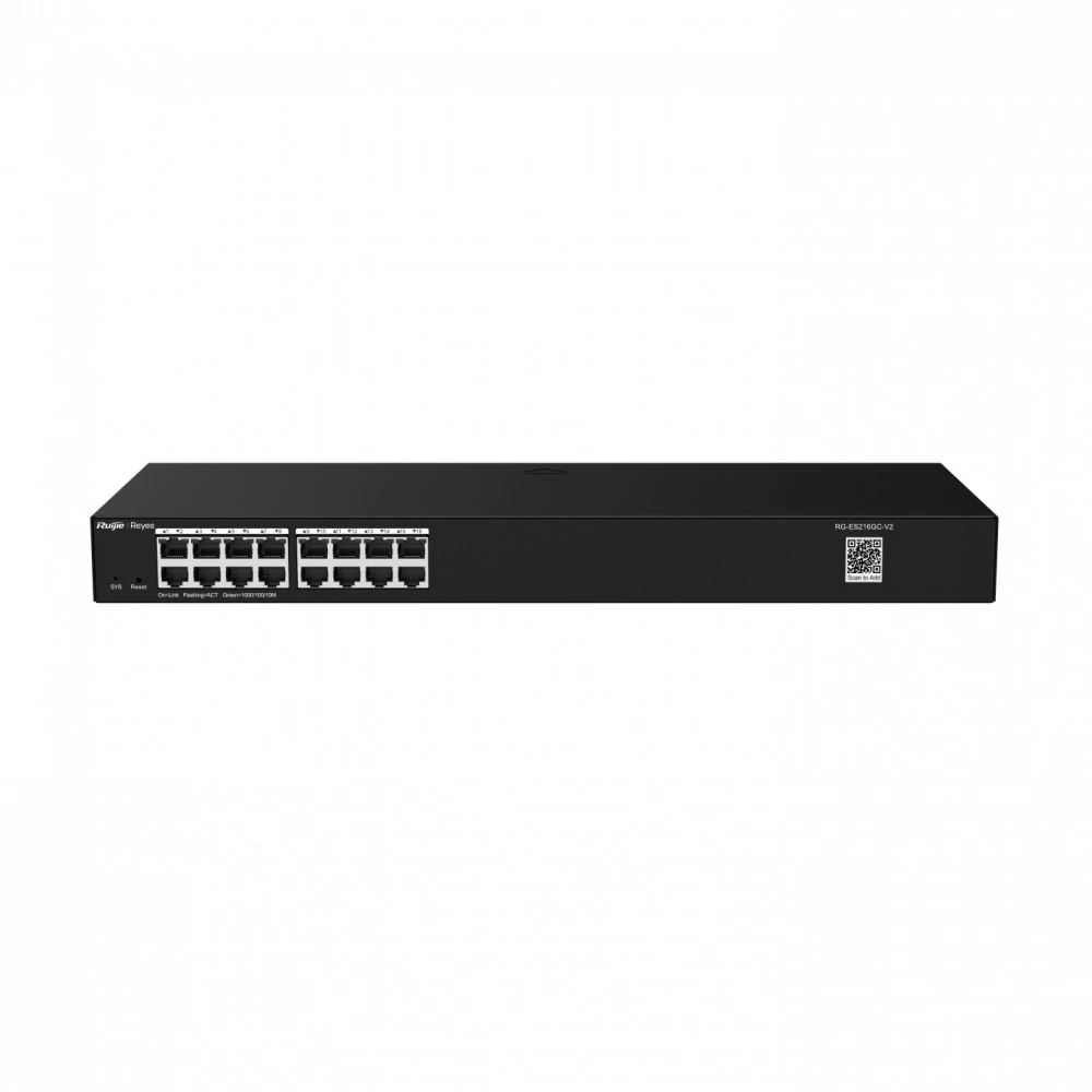 Коммутатор Ruijie RG-ES216GC-V2 1000 Base-T (1000 мбит/с)