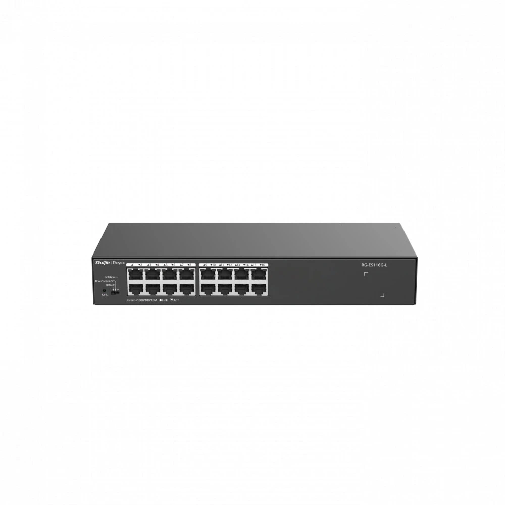 Коммутатор Ruijie RG-ES116G-L 1000 Base-T (1000 мбит/с)