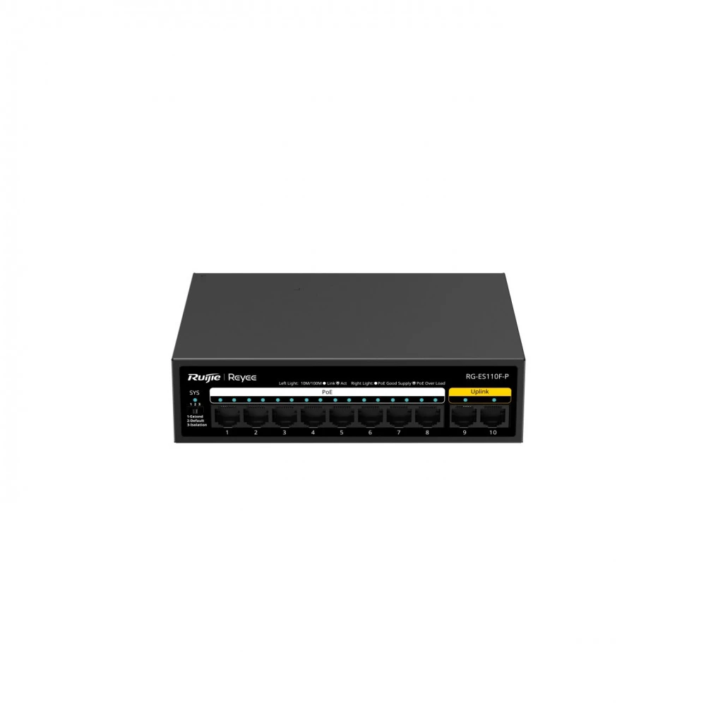 Коммутатор Ruijie RG-ES110F-P 100 Base-T (100 мбит/с)
