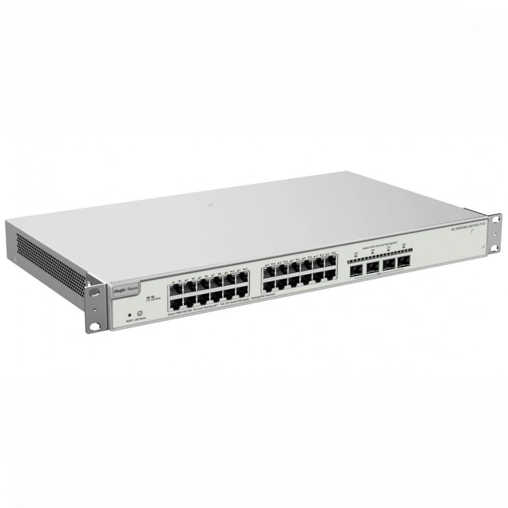 Коммутатор Ruijie RG-NBS3200-24GT4XS-P-V2 1000 Base-T (1000 мбит/с)