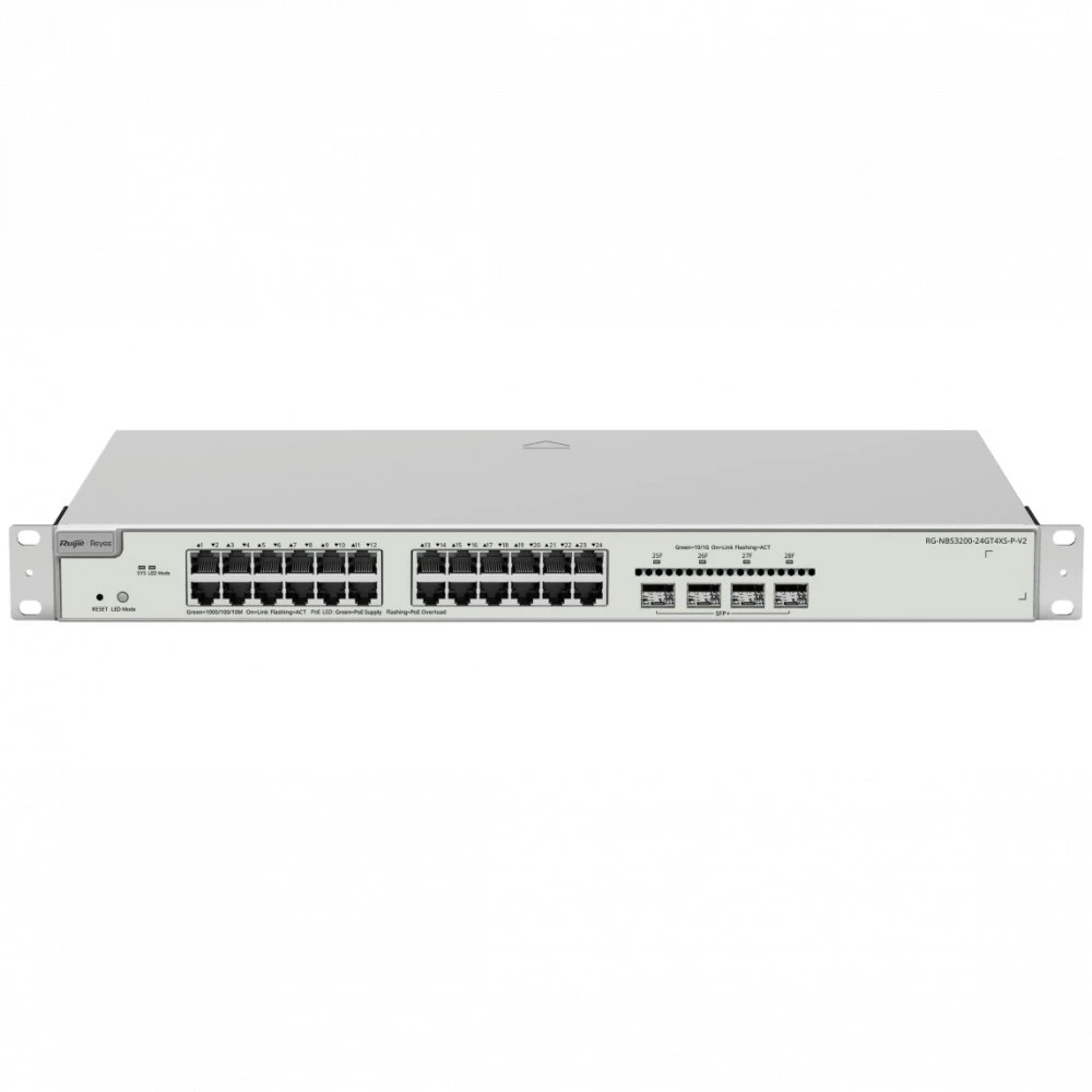 Коммутатор Ruijie RG-NBS3200-24GT4XS-P-V2 1000 Base-T (1000 мбит/с)