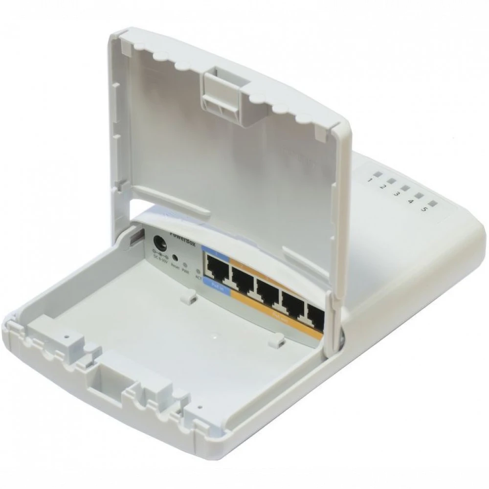 Маршрутизатор Mikrotik RB750P-PBr2 10/100 Base-TX (100 мбит/с)