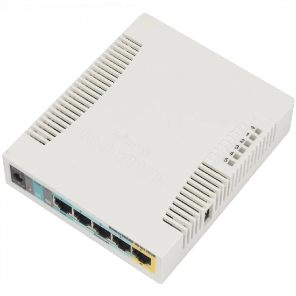 Маршрутизатор Mikrotik RB951Ui-2HnD 10/100 Base-TX (100 мбит/с)