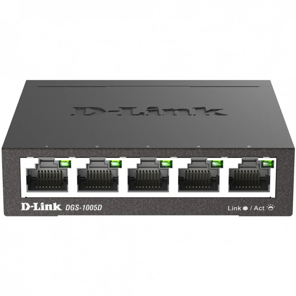 Коммутатор D-link DGS-1005D/R1A 1000 Base-T (1000 мбит/с)