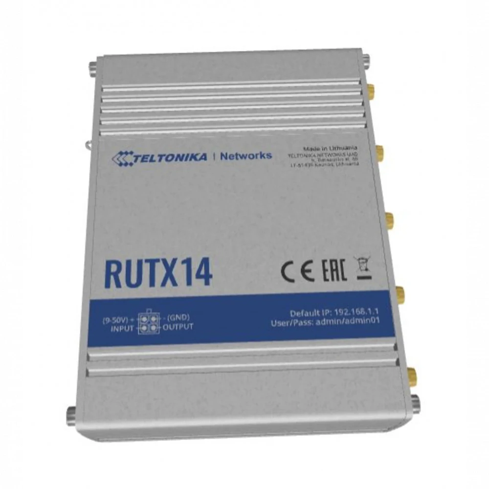 Маршрутизатор TELTONIKA RUTX14000000 10/100/1000 Base-TX (1000 мбит/с)