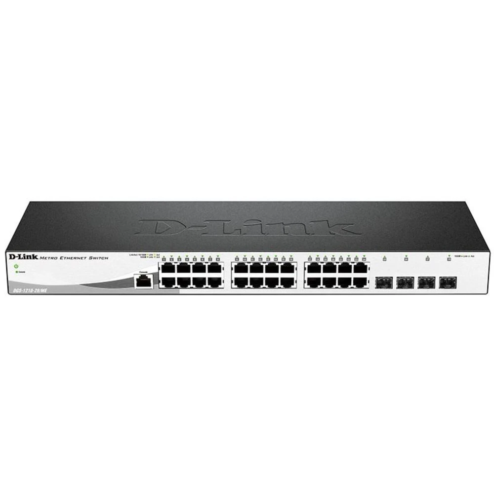 Коммутатор D-link DGS-1210-28/ME 1000 Base-TX (1000 мбит/с), 4 SFP порта