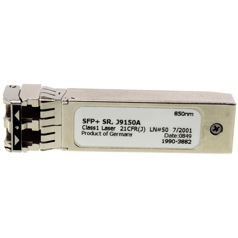 Модуль HPE 10G SFP+ LC SR 300m OM3 MMF Transceiver J9150D SFP+ модуль