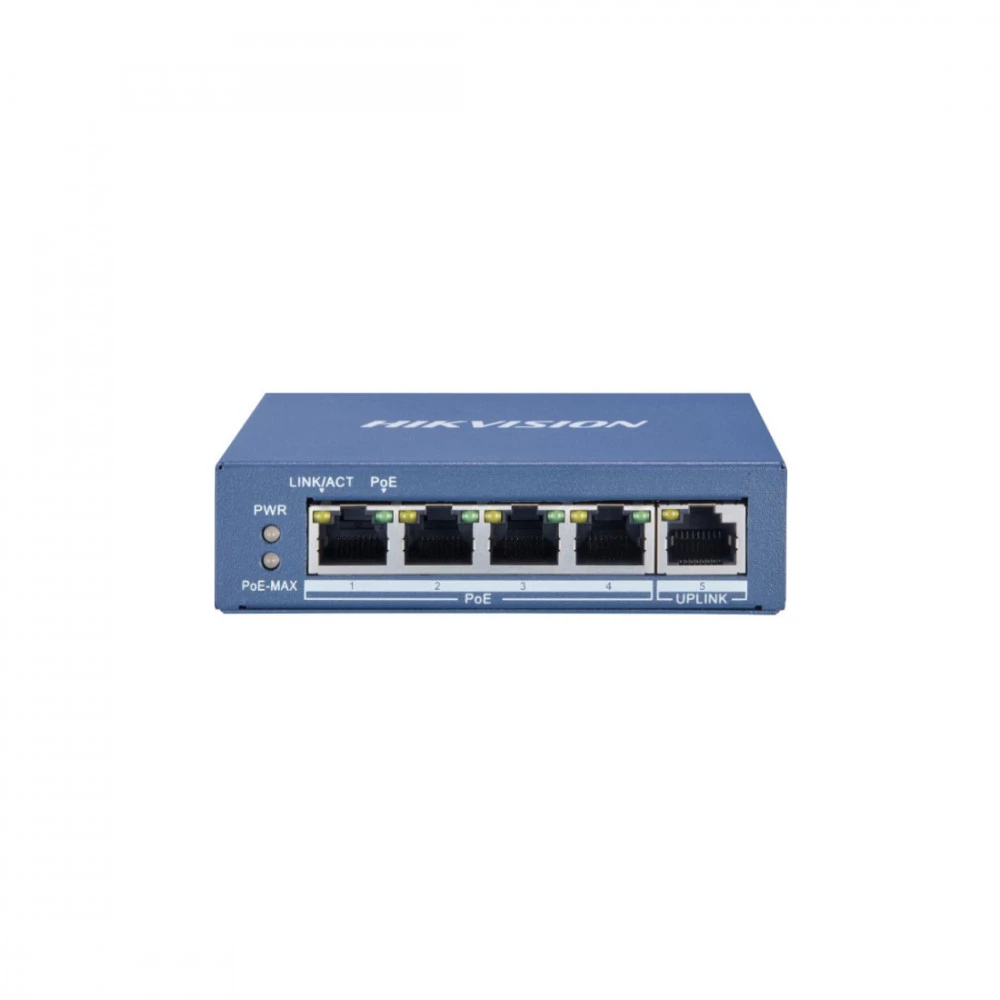 Коммутатор Hikvision DS-3E0505P-E DS-3E0505P-E(B) 1000 Base-T (1000 мбит/с)