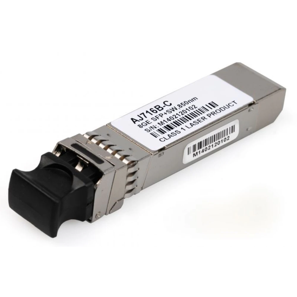 Модуль HPE 8Gb Shortwave B-series Fibre Channel 1 Pack SFP+ Transceiver AJ716B SFP+ модуль