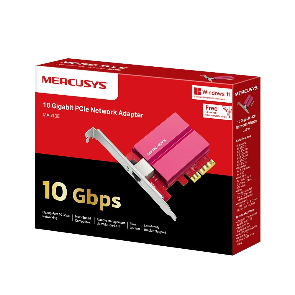 Аксессуар для сетевого оборудования Mercusys MA510E Сетевой адаптер