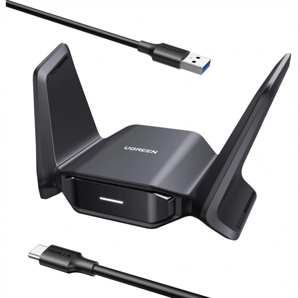 Сетевое устройство UGREEN Wi-Fi7 BE6500 Беспроводной сетевой адаптер 0014523