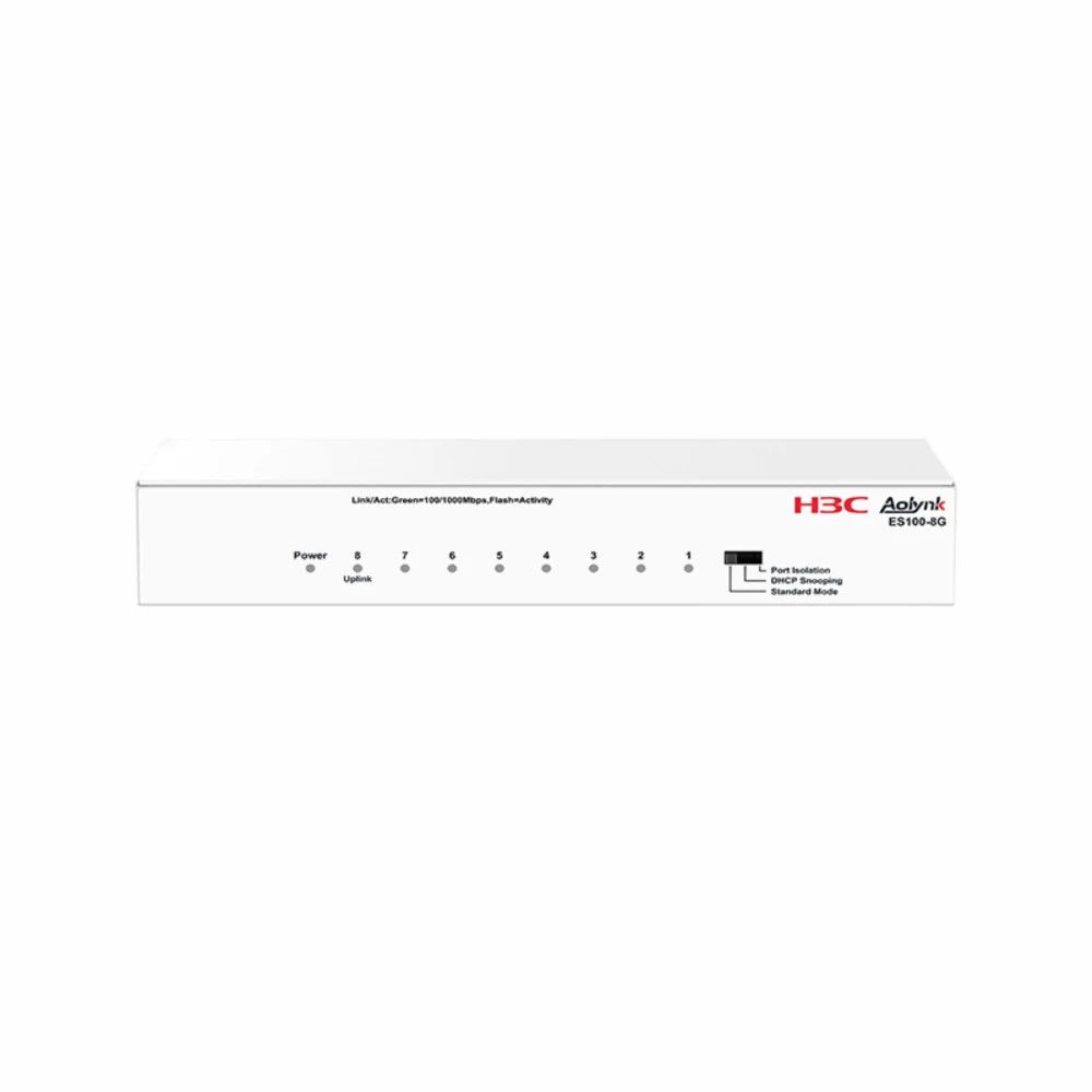 Коммутатор H3C ES100-8G 1000 Base-T (1000 мбит/с)