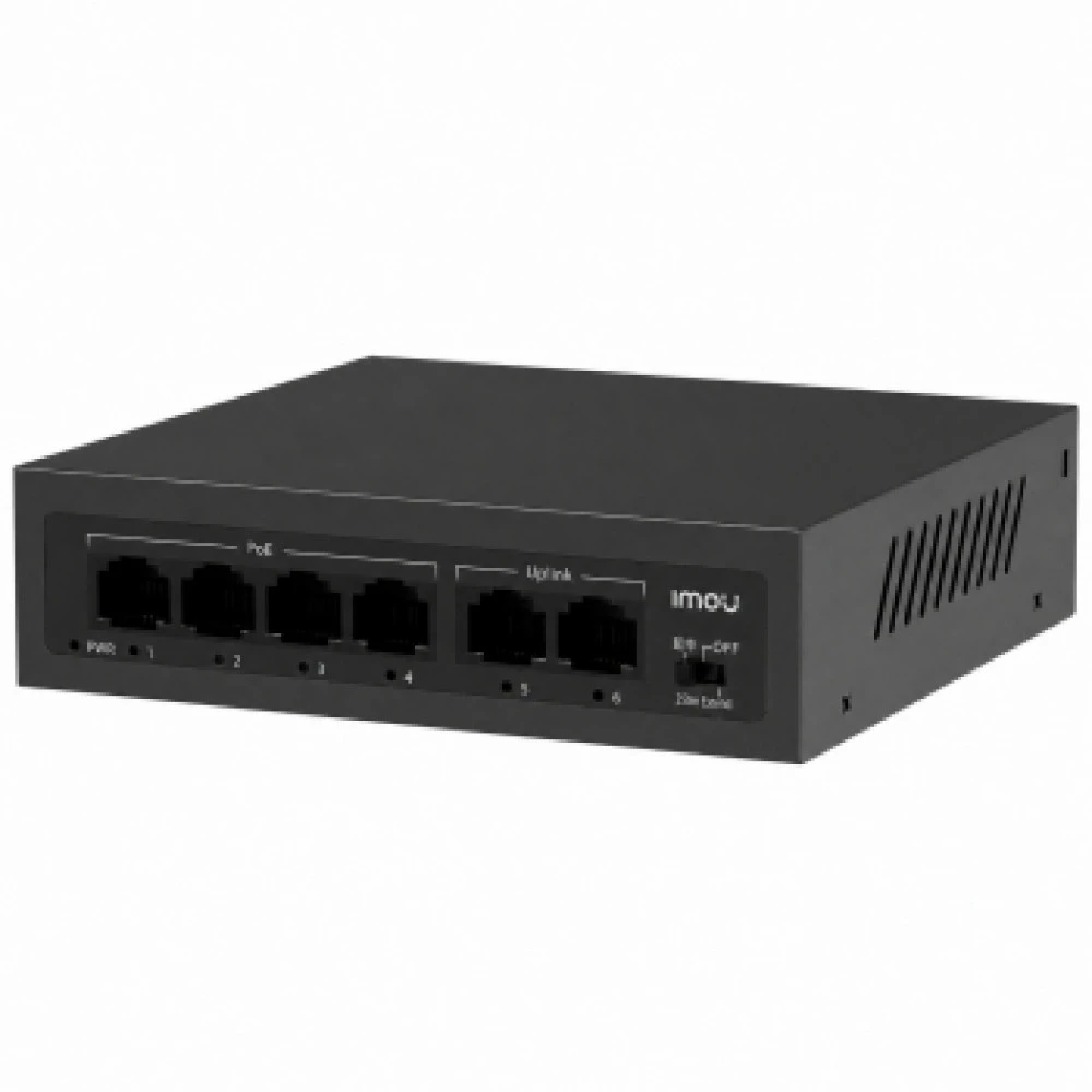 Коммутатор IMOU SF106P 100 Base-TX (100 мбит/с)