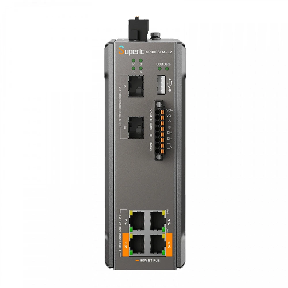 Коммутатор Wi-Tek SP3006FM-L2 v3 1000 Base-T (1000 мбит/с), 2 SFP порта