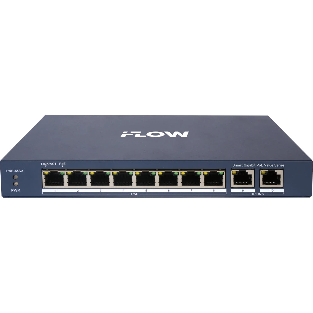 Коммутатор iFlow F-SW-EM610POE-VM/L 301803342 1000 Base-T (1000 мбит/с)