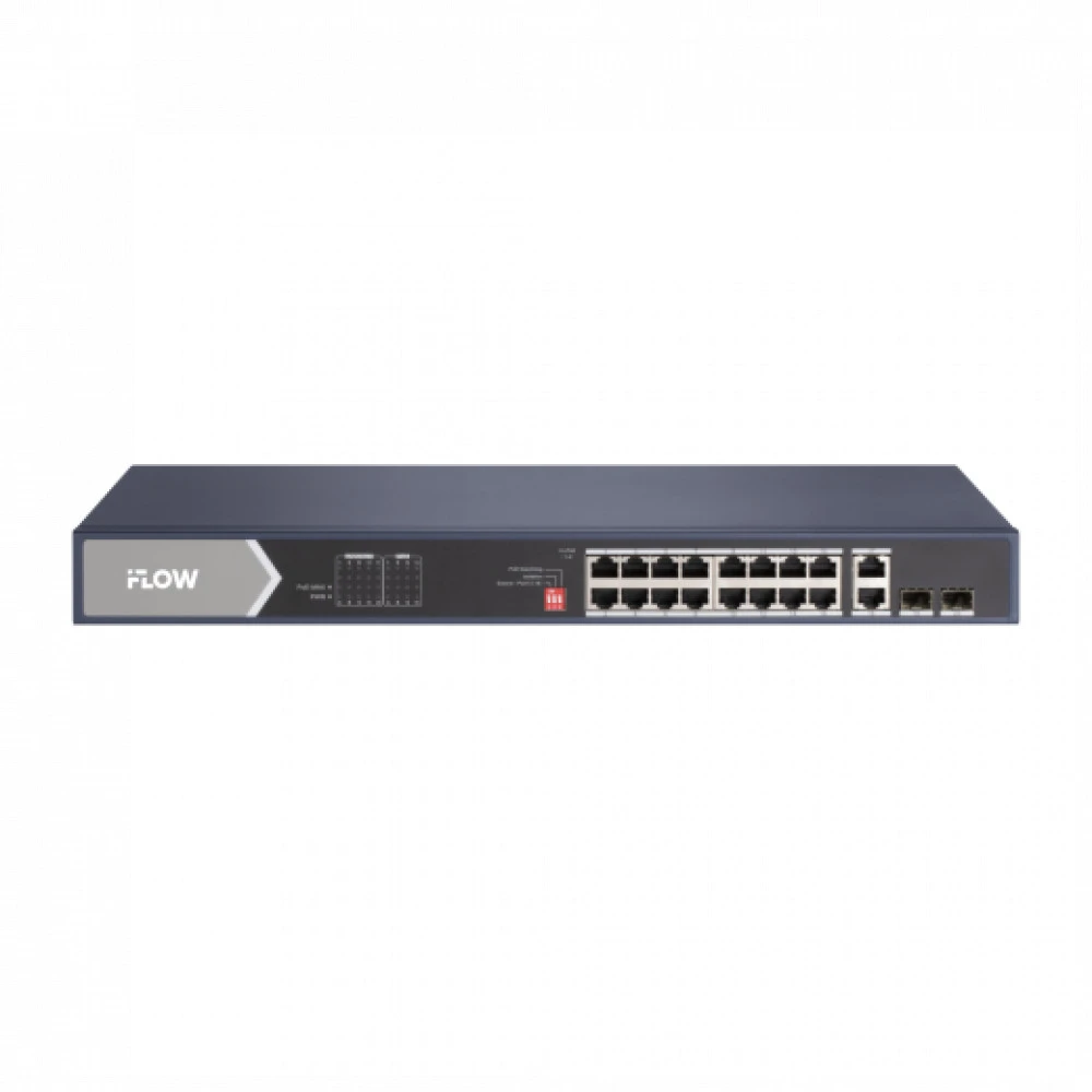 Коммутатор iFlow F-SW-EU620HPOE-V 301803776 1000 Base-T (1000 мбит/с), 2 SFP порта