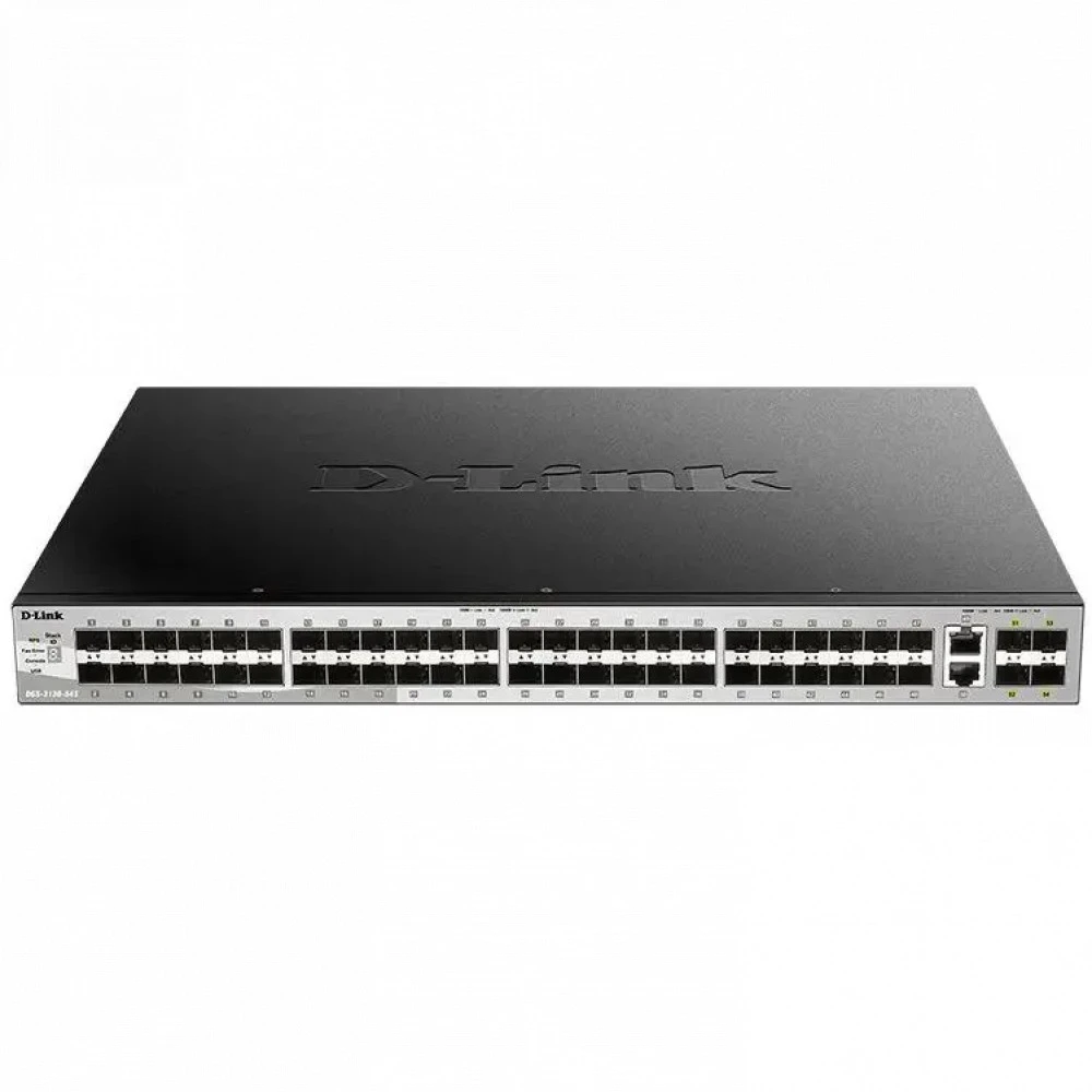 Коммутатор D-link DGS-3130-54S/B1A 1000 Base-T (1000 мбит/с), 48 SFP портов