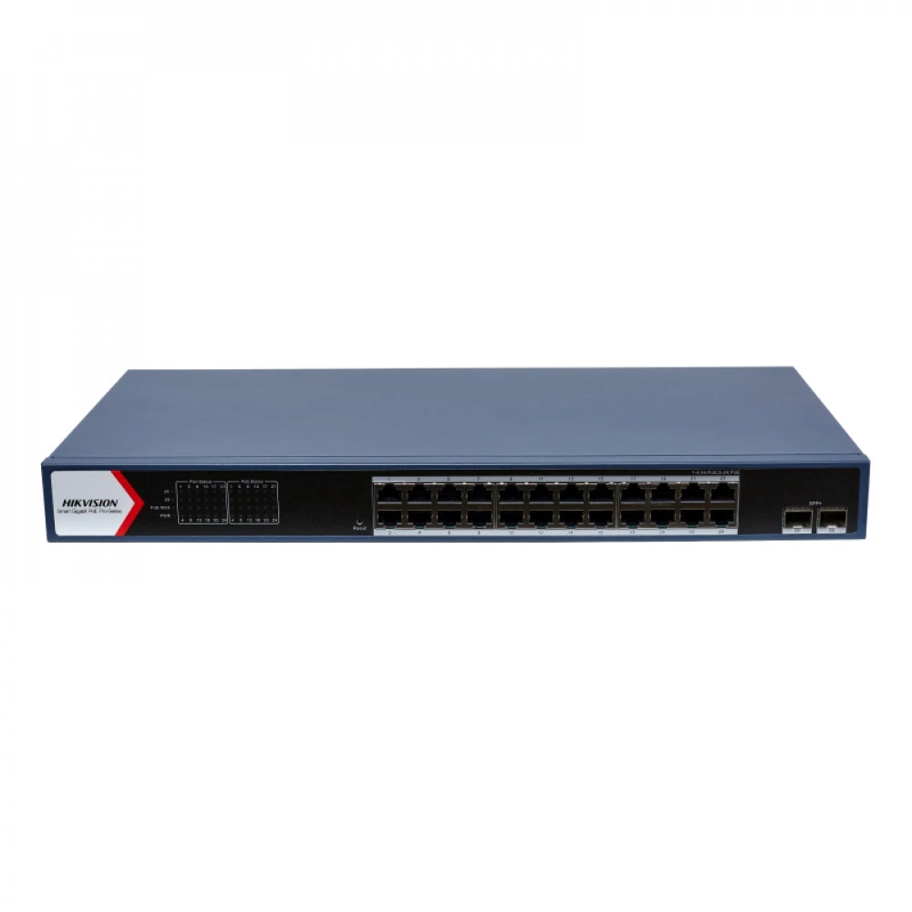 Коммутатор Hikvision DS-3E1726HP-SI-24P2X 301803863 1000 Base-T (1000 мбит/с), 2 SFP порта