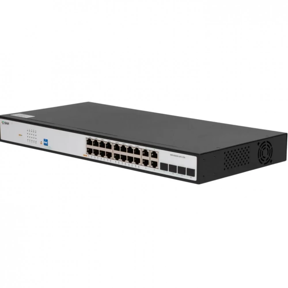 Коммутатор SNR S2300G-16TC-POE SNR-S2300G-16TC-POE 1000 Base-T (1000 мбит/с), 4 SFP порта