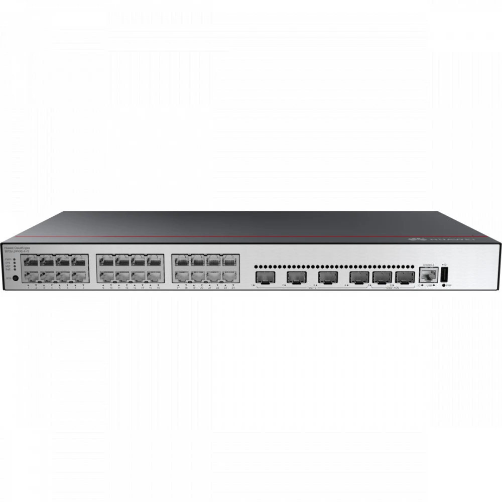 Коммутатор Huawei S5735-L24P4XE-A-V2 1000 Base-T (1000 мбит/с), 4 SFP порта