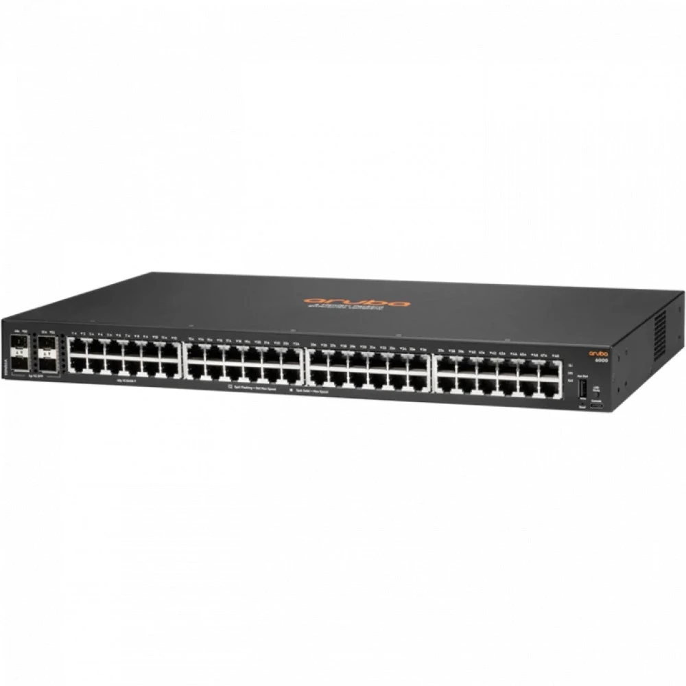 Коммутатор HPE R8N86B ANW 6000 1000 Base-T (1000 мбит/с), 4 SFP порта