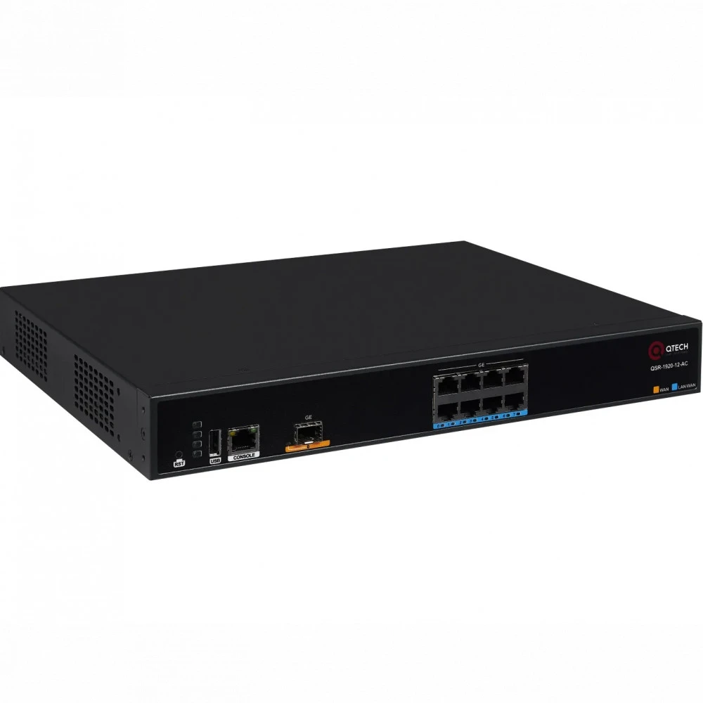 Маршрутизатор QTECH QSR-1920-12-AC QSR-1920-12-AC-AFTER_DEMO 10/100/1000 Base-TX (1000 мбит/с)